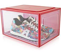 Lex21 Boîte à chaussures 1 pièce Rouge Empilable MS-18281