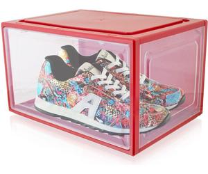 Lex21 Boîte à chaussures 1 pièce Rouge Empilable MS-18281