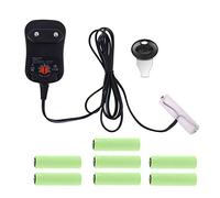 LEXIANG Éliminateur de Piles AA Alimentation UE Tension réglable 3V 4.5V 6V 9V L'adaptateur 12V Peut remplacer Les Piles 2AA à 8AA pour Les Jouets Fan Holiday Lights Talkie-walkie et Plus