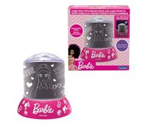 Lexibook, Barbie Projection Veilleuse, NLJ035BB | Enceinte, projections, rechargeable, entrée AUX, effets kaléidoscope