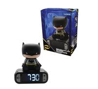 Lexibook, Batman Réveil Veilleuse, RL800BATLXB | Sons et mélodies, écran LCD rétroéclairé, lumineux, snooze, Noir
