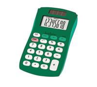 Lexibook, Calculatrice de Poche FRUITIES®, 8 Chiffres, 4 opérations, Fonctions Basiques et avancées, Solaire et à Piles, Verte, C208B