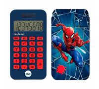 Lexibook Calculatrice de poche Spider-Man C45SP – Fonctions avancées, Couvercle, Piles Bleu/Rouge