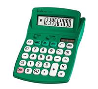 Lexibook Calculatrice de bureau FRUITIES C210B – écran inclinable, 10 chiffres, solaire/piles verte