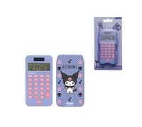 Lexibook, Kuromi Calculatrice de Poche Violette, C45HK1LXB | 8 chiffres, double alimentation, arrêt automatique, design compact