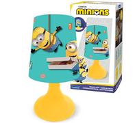 Lexibook, Les Minions Lampe Veilleuse, MLT10DESLXB | Sans fil, Lampe de chevet, Veilleuse, Bleu/Jaune