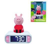 Lexibook, Peppa Pig, Réveil veilleuse Peppa Pig, Sons et mélodies, Ecran LCD rét