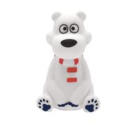 Lexibook, Polar Bear Veilleuse, NLJ01PBLXB | Veilleuse LED de poche pour chambre d'enfant, lumière changeante, lueur douce, sur pile