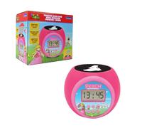 Lexibook, Princesse Peach Réveil Projecteur, RL977PCLXB | Projection au plafond, minuterie, écran LCD, snooze, sur pile, Rose