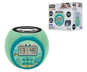 Lexibook - Réveil-projecteur Star Wars - Fonction Alarme et répétition Snooz - Veilleuse avec minuterie - Ecran LCD - Piles