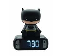 BATMAN - Réveil digital avec veilleuse lumineuse en 3D et effets sonores - LEXIBOOK