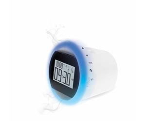 Lexibook, Sensorwake, Le Réveil olfactif, lumière relaxante, Radio FM, à Piles ou câble USB, Blanc/Noir, CS100