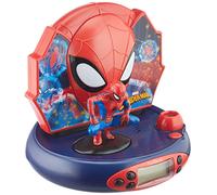 Lexibook Réveil projecteur Spider-Man avec effets sonores et veilleuse intégrée