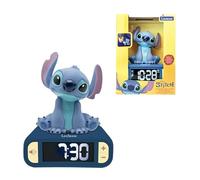 Lexibook, Stitch Réveil Veilleuse, RL800DLXB | Sons et mélodies, écran LCD rétroéclairé, lumineux, snooze, Bleu