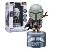 Lexibook, The Mandalorian Enceinte Veilleuse Bluetooth, Gris | Enceinte veilleuse The Mandalorian avec Bluetooth, LED, changement de couleur et arrêt auto, NS02SW1LXB