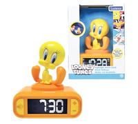 Lexibook, Titi Réveil Veilleuse, RL800TW | Sons et mélodies, écran LCD rétroéclairé, lumineux, snooze, Jaune