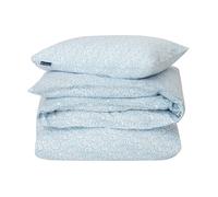 Lexington Ensemble de lit Wave Printed Cotton Sateen White-Blue. 2 örngott