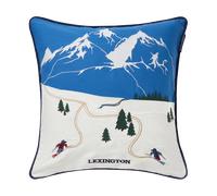 Lexington Housse de coussin Down hill éco. coton twill 50x50 cm Blue-White