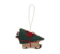 Lexington Suspension de Noël Dog sleigh coton écologique Multi