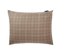 Lexington Taie d’oreiller Checked Pinpoint Oxford 50x60 cm Brown