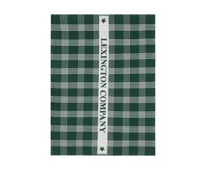 Lexington Torchon de cuisine Lexington coton écologique 50x70 cm Green-white