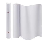 LEXININ Lot de 2 rouleaux de papier à dessin blanc, 44 cm x 25 m, rouleau de papier de rechange pour croquis, peinture, dessin, art mural