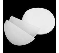 LEXININ Lot de 600 feuilles de papier sulfurisé rond de 20 cm, cercles de parchemin antiadhésifs pour moule à gâteau, moule à tortilla blanc de 20 cm