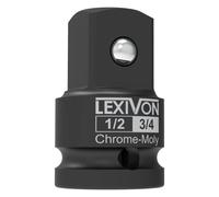 LEXIVON Adaptateur rehausseur pour impact, 1/2" à 3/4 d'adaptateurs de conversion adapté, Adaptateur de douille à choc pour ynamométrique, perceuse, cliquet (LX-401)