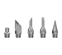 LEXIVON Lot de 5 pointes de fer à souder pour chalumeau au butane - Compatible avec les modèles LX-770 et LX-771 (LX-TIP-D)