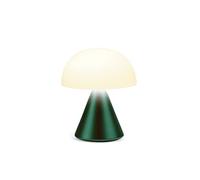 Lexon MINA Mini Lampe Champignon sans fil rechargeable, lampe LED à poser ou de chevet, à variateur d'intensité, jusqu'à 12h d'autonomie - Vert Sombre