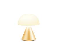 Lexon MINA Mini Lampe Champignon sans fil rechargeable, lampe LED à poser ou de chevet, à variateur d'intensité, jusqu'à 12h d'autonomie - Jaune Clair