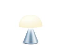 Lexon MINA Mini Lampe Champignon sans fil rechargeable, lampe LED à poser ou de chevet, à variateur d'intensité, jusqu'à 12h d'autonomie - Bleu Clair