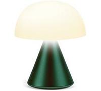 Lexon MINA Mini Lampe Champignon sans fil rechargeable, lampe LED à poser ou de chevet, à variateur d'intensité, jusqu'à 12h d'autonomie - Vert Sombre