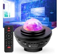 Leytn® Lampe Projecteur Ciel Etoilé Veilleuse Projecteur LED avec Bluetooth et Télécommande pour Bébé Enfant Adulte