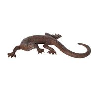 Esschert Design Statue de Jardin en Forme de lézard Fonte, Marron, 19,5 cm
