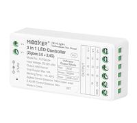 LGIDTECH FUT037Z+ Contrôleur de bande LED 3 en 1 Zigbee 3.0+ 2,4 G, fonctionne avec bande lumineuse LED RGB, RGBW et RGB + CCT, compatible avec Philips Hue, Amazon Echo Plus (2e génération)