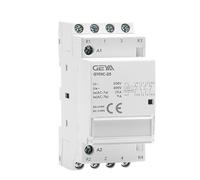 LHNBGTUIW Contacteur Domestique modulaire Automatique sur Rail Din, AC230V 4P 25A 4NO 2NO2NC 3NO1NC 50/60Hz 3P 3NO(4P 25A 3NO1NC)