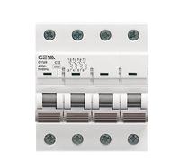 LHNBGTUIW GYM9 4P MCB 6A-63A 6KA capacité de Coupure Mini disjoncteur sur Rail Din Type AC Fabricant Direct(25 V)