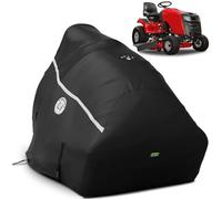 LI LIBZAKI Housse de tracteur imperméable 420D pour tondeuse à gazon autoportée - Convient aux terrasses jusqu'à 137,2 cm - Ajustement universel pour John Deere, EGO, Toro, Craftsman Plus - 183 x