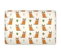 LI ZHI XIN Alèses de lit imperméables lavables et réutilisables pour bébé, personnes âgées, incontinence, animaux domestiques, protège-matelas absorbant anti-fuite 86,4 x 132,1 cm, motif renard dessin