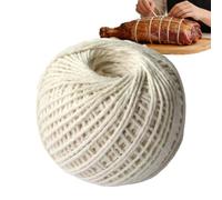 Liakyunf Ficelle Alimentaire en Coton 85m, Ficelle De Boucher 2mm Résistante, Fil De Cuisine pour Rôtis Et Volailles, Ficelles Cuisson pour Saucisses Et Rôtissage, pour Jardinage Bricolage DIY