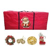 Liakyunf Sac Pour Sapin De Noël | Organisateur Imperméable Pour Fêtes,Boîte De Rangement Pour Décorations De Noël - Pour Guirlande, Fils Lumineux, Décorations Suspendues, Lanterne, Fête Saisonnière,