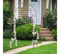 Rang Grille Roses Arch Pergola Gate Plantes Aide Cadre Treillis Vert