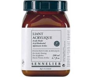 Liant de broyage acrylique 200 ml Transparent G
