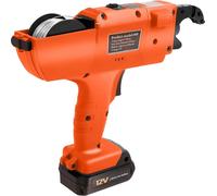 Liant pour armatures - Machine à lier automatique à guidage manuel - 12 V - Plage de liage 8-34 mm - Avec coffret à outils - Orange