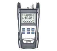 LIAYTRSS Testeur Câble Optique Portable, Photomètre Fibre Optique FTTH pour FC/SC/ST Interface universelle, 10 Longueurs d'onde testées, -70 dBm à +10 dBm
