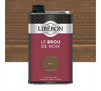 Libéron Brou de Noix pour Teinter et Protéger 500ml | Teinte naturelle, Masque les défauts du bois