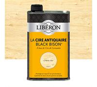 Libéron Cire antiquaire Black Bison liquide, Chêne clair, 0,5 L
