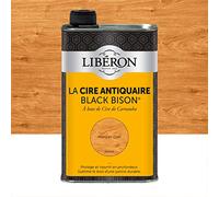 Libéron Cire antiquaire Black Bison Liquide, Merisier clair, 0,5L