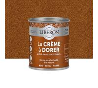 Libéron - La Crème à Dorer - Versailles - 75ml | Recrée un Effet Feuille d'Or Naturel - Décore et Restaure - Bois Métal Pierre